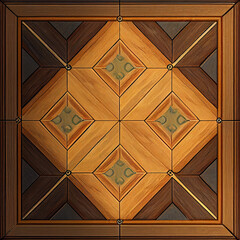 Wooden Floor Texture - Tiled 3D texture wood floors