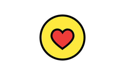 expression emoji  vector yellow head simple modern design eps 8