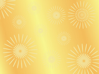 abstract floral yellow background