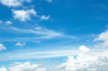 blue sky with clouds abstract beautiful nature