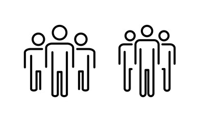 People icon vector for web and mobile app. person sign and symbol. User Icon vector