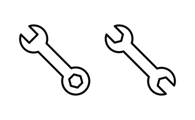 Wrench icon vector for web and mobile app. repair icon. tools sign and symbol