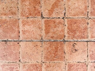 red brick wall