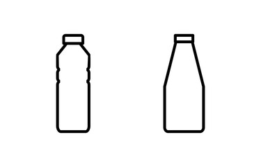 Bottle icon vector for web and mobile app. bottle sign and symbol