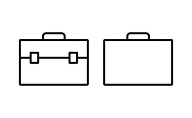 Briefcase icon vector for web and mobile app. suitcase sign and symbol. luggage symbol.