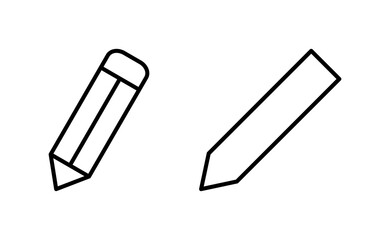 Pencil icon vector for web and mobile app. pen sign and symbol. edit icon vector
