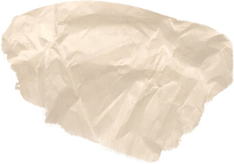 Obraz premium crumpled paper isolated on white