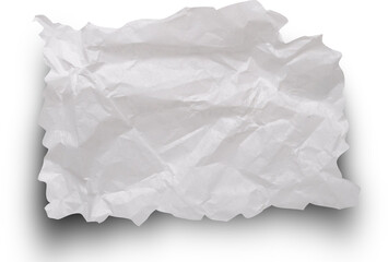 torn white paper on transparent background