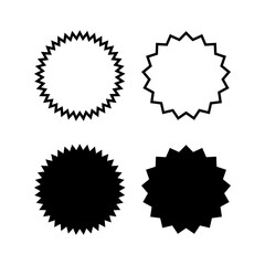 Fototapeta premium Badge icon vector for web and mobile app. Awards icon vector. Achieve sign and symbols