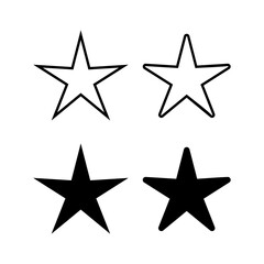 Star Icon vector for web and mobile app. rating sign and symbol. favourite star icon
