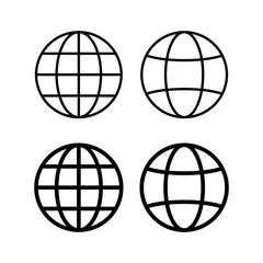 Web icon vector for web and mobile app. go to web sign and symbol. web click icon. Global search icon