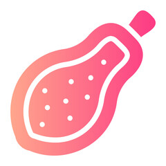 papaya gradient icon