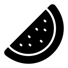 watermelon glyph icon