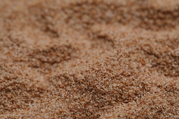 Closeup view of sand grains as background