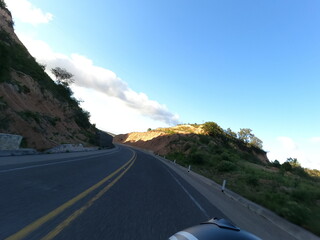 road in mountains