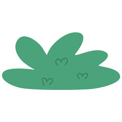 fresh green grasses and plants