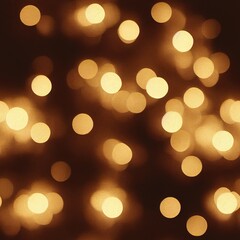 Obraz premium golden christmas lights bokeh seamless pattern texture background