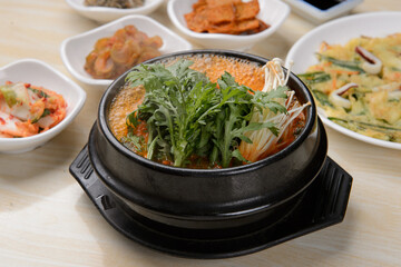Spicy seafood stew