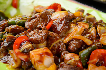 Chop steak