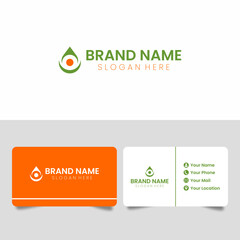 abstract your company branding logo, with eye icon