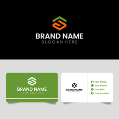 Abstract logo with geometry icon, for your brand