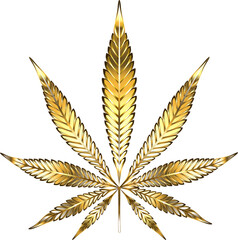cannabis golden leaf