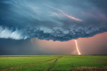Extreme weather. Photorealistic digital art.  © Marco