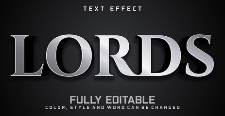 Editable Lords text style effect