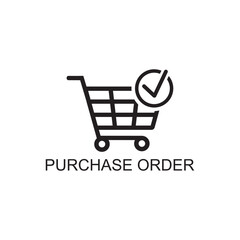 purchase order icon , business icon