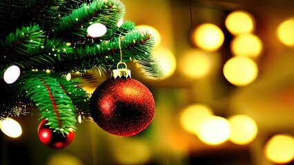 Fototapeta na wymiar Christmas decorations for the holiday Christmas decorations bright balls