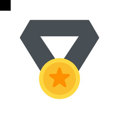Medal icon vector