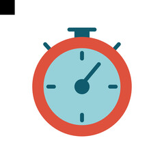 Stopwatch icon vector
