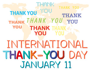 International thank you day icon