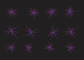 Background with stars. background with flowers