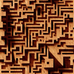 maze or labyrinth backgound