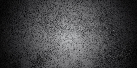 Black and dark gray rough grainy stone and concrete texture background. Wall grunge texture background.