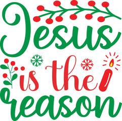 Naklejka premium Christmas SVG Design
