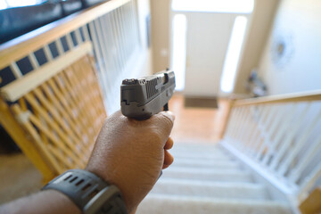 Home Protection with hand gun