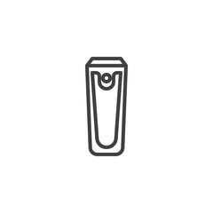 Nail clippers line icon