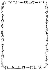 A5サイズ音楽イメージフレーム