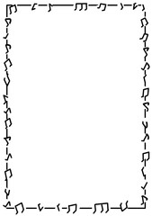 A5サイズ音楽イメージフレーム