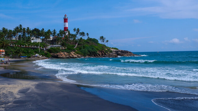 Kovalam lighthouse, Kerala, India