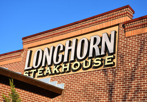 Longhorn Steakhouse Restaurant Sign