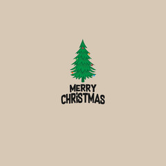 Fototapeta na wymiar Merry christmas and happy new year attributes vector image.Merry christmas logo