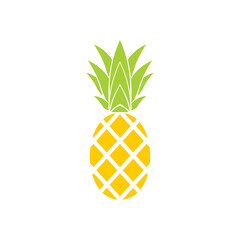 pineapple logo icon vector symbol
