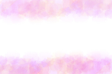 ピンクの水彩タッチの背景素材　アブストラクト　