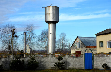 Rozhnovsky water tower used in the villages .