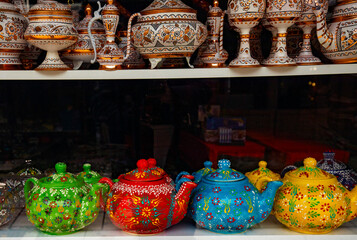 pots in a shop