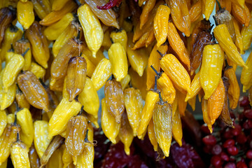 exotic spices on the farmers market of madeira