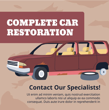 Complete car restoration, contact specialists